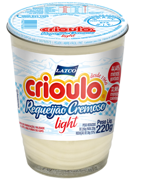 Requeijão Crioulo Light 220g