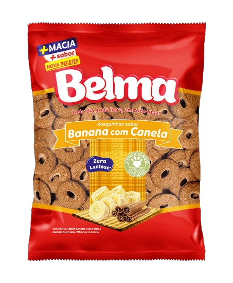Rosquinha Belma Banana com Canela Zero Lactose 300g