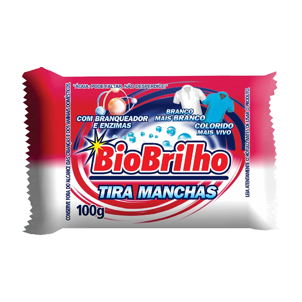 Sabão Biobrilho Tira Manchas 100g