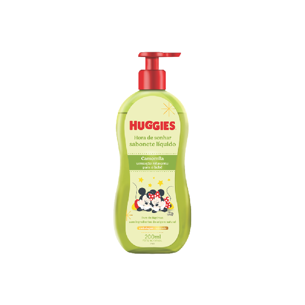 Sabonete Líquido Huggies Infantil Chá de Camomila 200ml