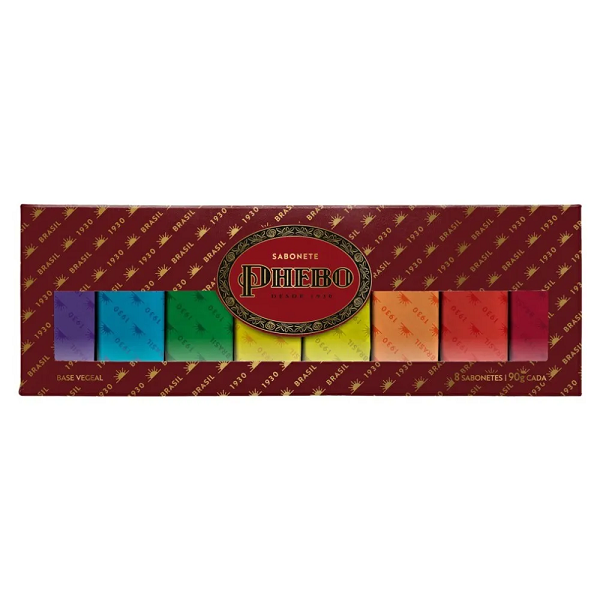 Sabonete Phebo Vinho Caixa com 8un 90g