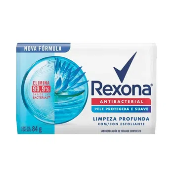 Sabonete Rexona Antibacterial Limpeza Profunda 84g