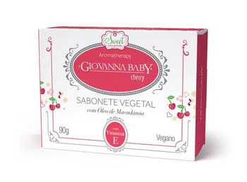 Sabonete Vegetal Giovanna Baby Cherry 90g