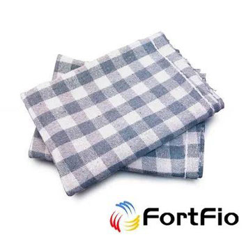 Saco Alvejado Fortfio Quadriculado Cru 45x74 cm