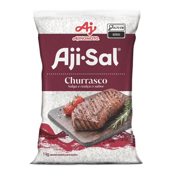 Sal Ajinomoto Aji-Sal Grosso para Churrasco 1kg