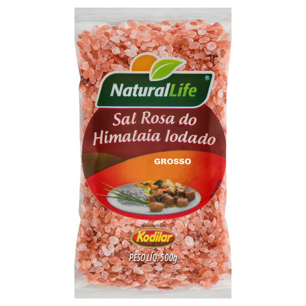 Sal Grosso Kodilar do Himalaia Rosa 500g