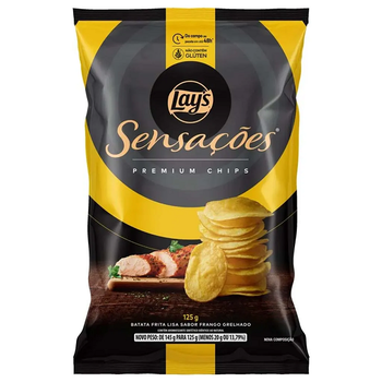 Salgadinho Elma Chips Batata Lays Sensações Frango Grelhado 125g