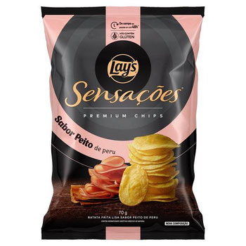 Salgadinho Elma Chips Batata Sensações Peito de Peru 70g