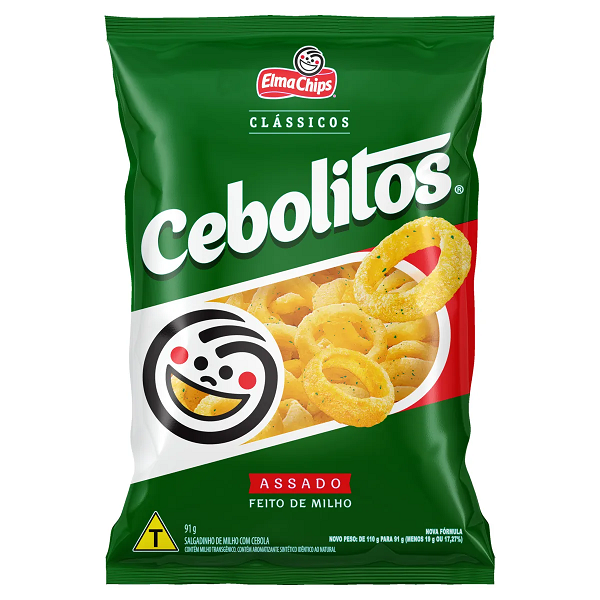Salgadinho Elma Chips Cebolitos 91g