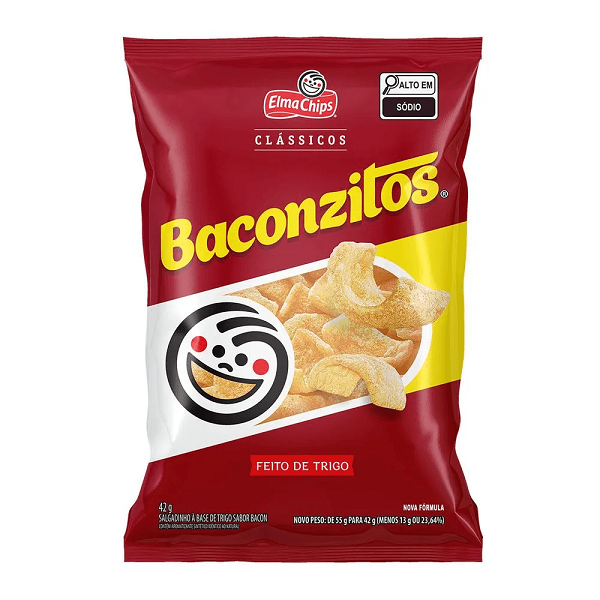 Salgadinhos Elma Chips Baconzitos 42g