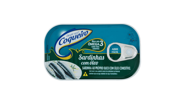 Sardinhas Coqueiro com Óleo 125g