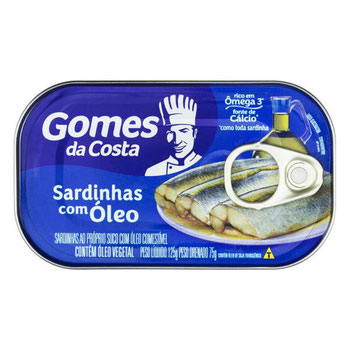 Sardinha Gomes da Costa ao Óleo 125g