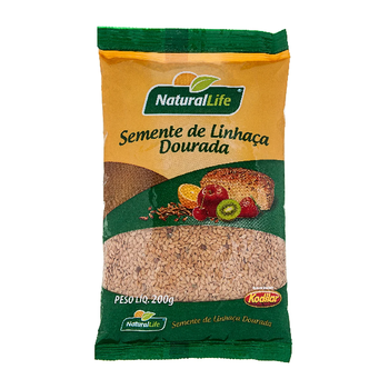 Semente de Linhaça Dourada  Natural Life 200g