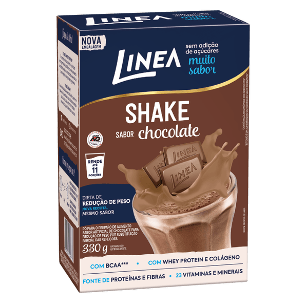 Shake em Pó Linea Chocolate Zero Açúcar 450g