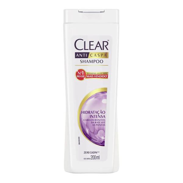 Shampoo Anticaspa Clear Hidratação Intensa 200ml