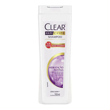 Shampoo Anticaspa Clear Hidratação Intensa 200ml