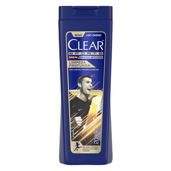 Shampoo Anticaspa Clear Men Limpeza Profunda 200ml