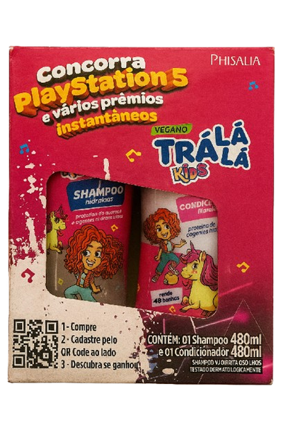 Shampoo + Condicionador Trá Lá Lá Kids 480ml