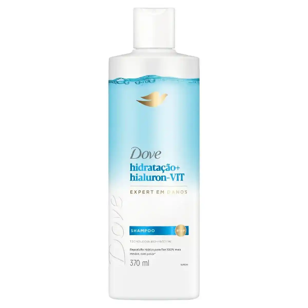Shampoo Dove Hidratação+Hialuron Vit 370ml