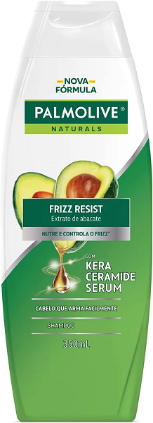 Shampoo Palmolive Naturals Frizz Resist Extrato de Abacate 350ml