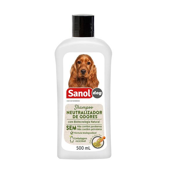 Shampoo Sanol Dog Neutralizador Odores 500ml