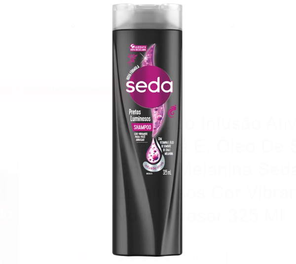Shampoo Seda Pretos Luminosos 325ml