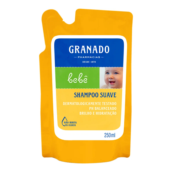 Shampoo Suave Granado Bebê Tradicional Refil 250ml