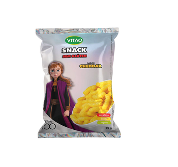 Snack Disney Vitão Cheddar sem Glúten 30g