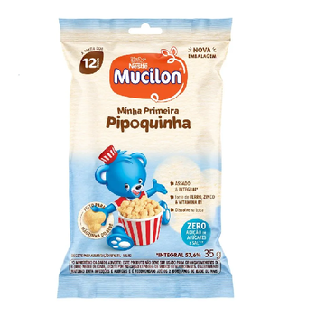 Snack Mucilon Nestlé Lancinho Minha Primeira  Pipoquinha 35g