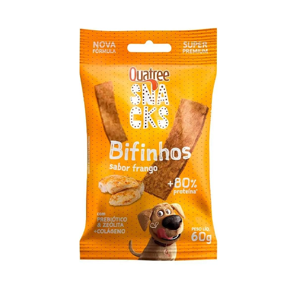 Snacks Quatree Bifinhos Frango 60g