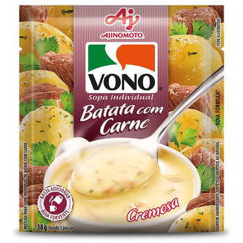 Sopa Ajinomoto Vono Batata com Carne 18g