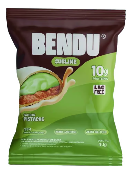 Sublime Bendu Pistache sem Glúten 40g