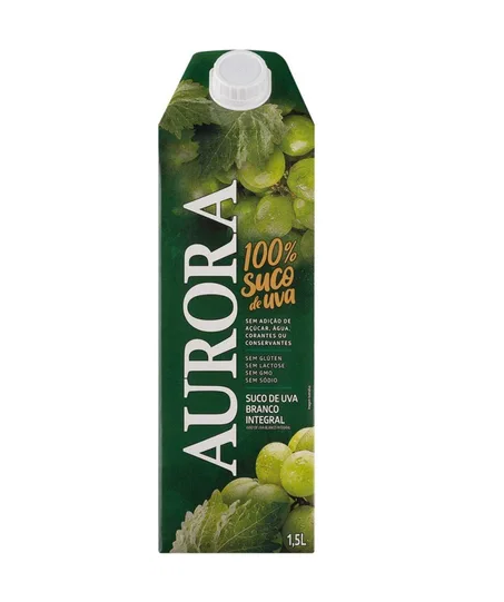 Suco Aurora 100% Uva Branca Integral 1,5l