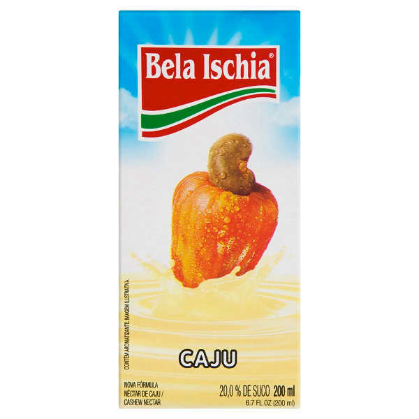 Suco Bela Ischia Néctar Caju 200ml