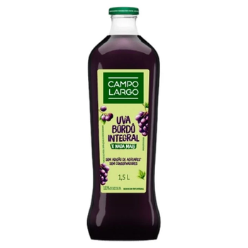 Suco Campo Largo Integral Uva Bordo 1,5l