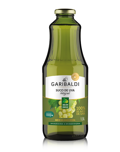 Suco Garibaldi Integral Uva Branco 1,5l
