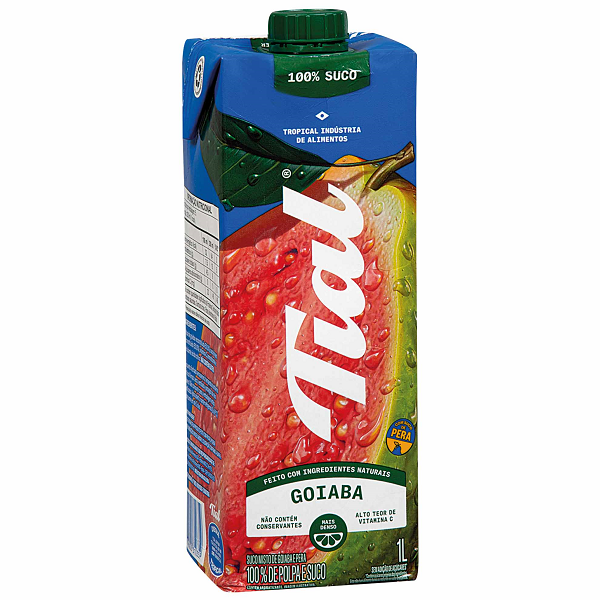 Suco Tial Goiaba 100% sem Açúcar 1l