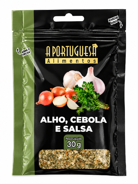 Tempero A Portuguesa Alho Cebola e Salsa 30g