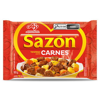 Tempero Ajinomoto Sazón Carnes 60g