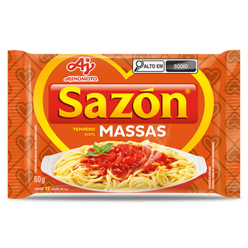 Tempero Ajinomoto Sazón Massas 60g