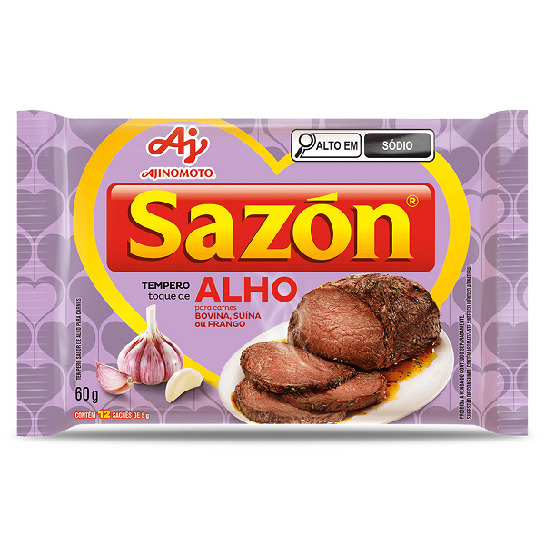 Tempero Ajinomoto Sazón Toque de Alho 60g