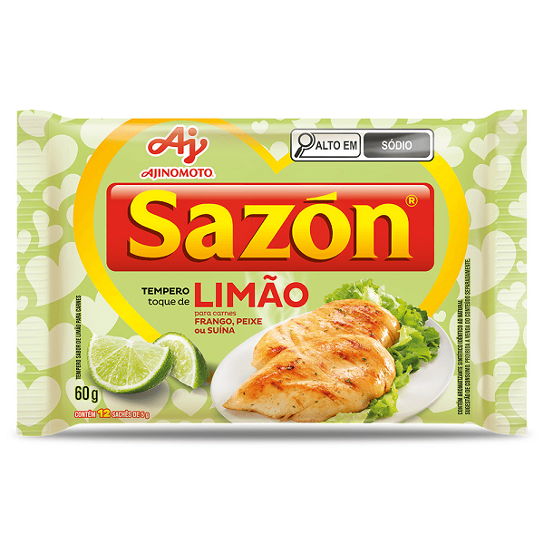 Tempero Ajinomoto Sazón Toque de Limão 60g