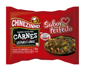 Tempero Chinezinho Sabor Perfeito para Carnes 50g