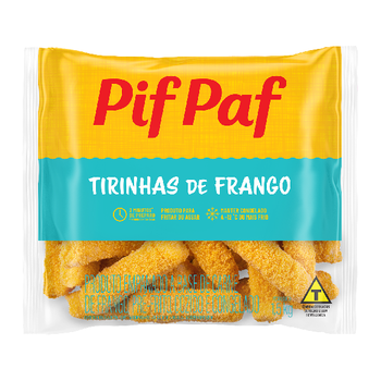 Tirinhas de Frango Pif Paf Empanada 1,5kg