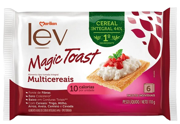 Torrada  Magic Toast Multicereais Marilan 110g