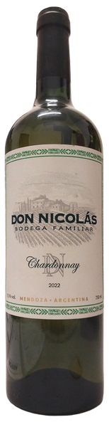 Vinho Argentino Don Nicolás Chardonnay 750ml