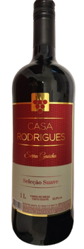 Vinho Casa Rodrigues Tinto Suave 1L