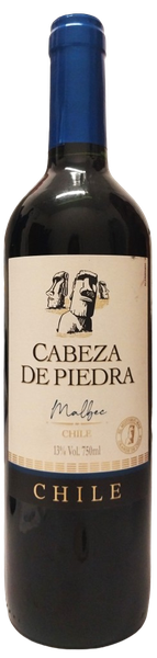 Vinho Chileno Cabeza de Piedra Malbec 750ml