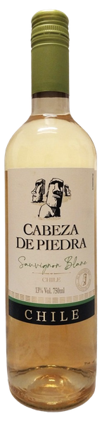Vinho Chileno Cabeza de Piedra Sauvignon Blanc 750ml