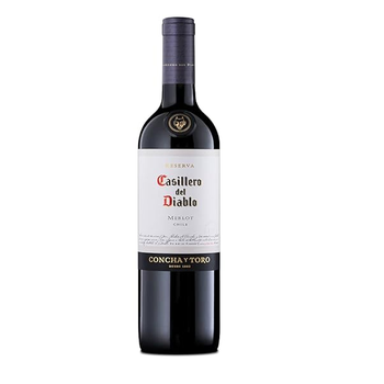 Vinho Chileno Tinto Casillero Del Diablo Merlot 750ml